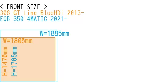 #308 GT Line BlueHDi 2013- + EQB 350 4MATIC 2021-